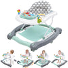 Foldable Baby 5-In-1 Activity Walker - Rocker, Activity Center, Bouncer, Seat Walker, Push Walker - Adjustable Speed Rear Wheels