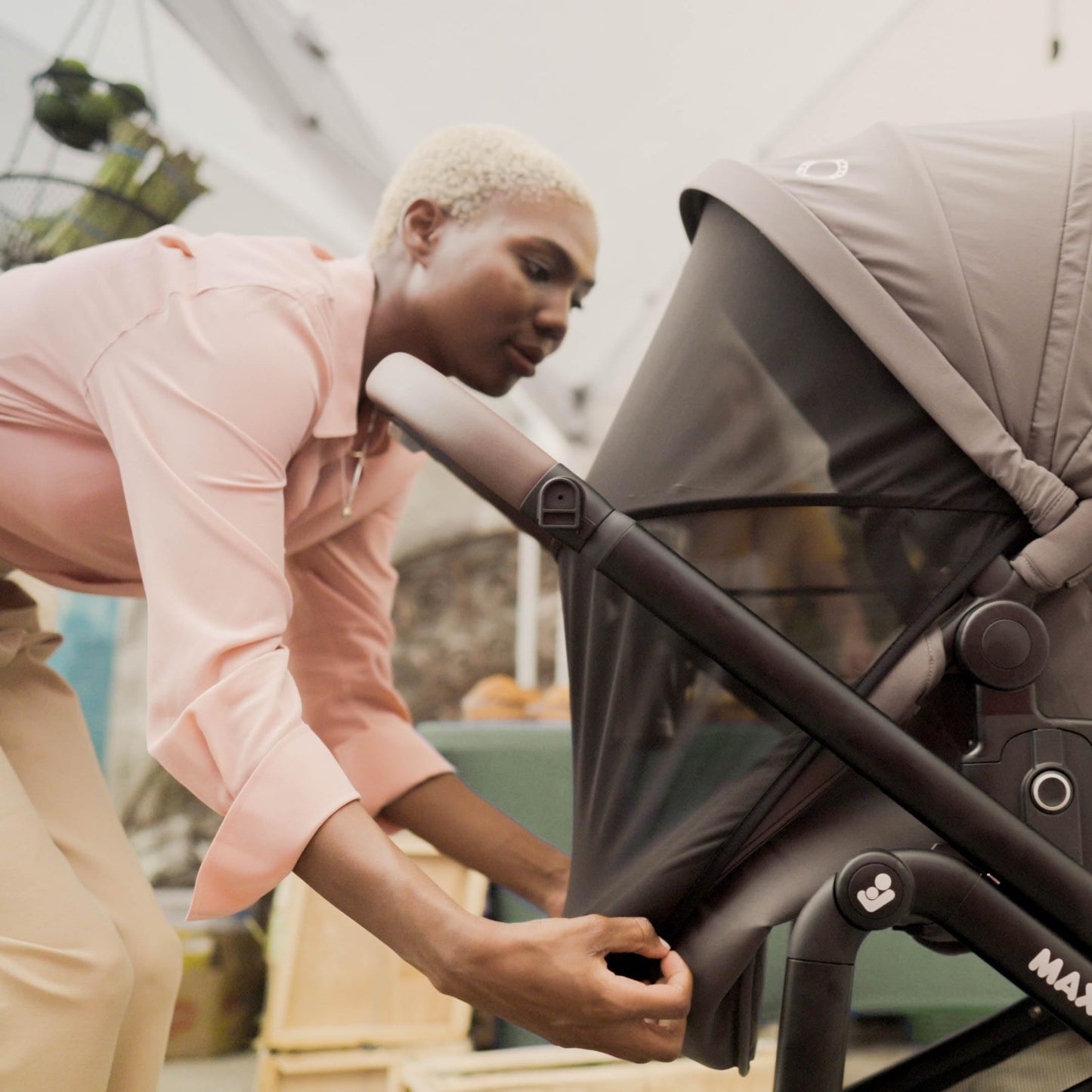 Maxi-Cosi Tayla Max Baby Strollers, Modular With Adjustable Seat, Converts To Lie-Flat Carriage, Parent And World Facing View, L