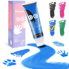 Nabance 2.54 Fl Oz Blue Baby Hand And Footprint Friendly Ink Paint, Dog Cat Paw Print Safe Ink, Non-Toxic Acid-Free, Safe Gentle