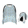 Muishi Owls and Acorns Leaves Baby Car Seat Canopy Nursing Cover for Newborn Car Seat Breastfeeding Covers Blanket Newborn Showe