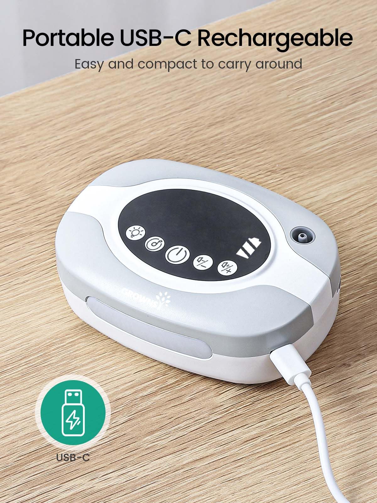 Grownsy Electric Nose Suction For Baby, Hospital-Grade Nasal Aspirator With Night Light,Soothing Lullabies, Baby Nose Sucker Wit