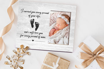 Orchroma I Carried You Every Second Of Your Life Picture Frame - Miscarriage Picture Frames Gifts For Pregnancy Loss,In Memory O
