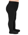 Stelle Toddler Girls Tights Baby Seamless Knit Thick Cotton Leggings Pantyhose(Infants/Kids/Childern)(Black,Xxs)