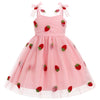 Imekis Toddler Strawberry Dress: Fairy Dresses For Girls Baby 1St 2Nd Birthday Outfit Cake Smash Photoshoot Kids Princess Tutu T