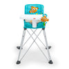 Bright Starts Disney Baby Finding Nemo Pop n Dine Portable Highchair, Suction Cup Nemo Toy, Space Saving High Chair for Indoor/O
