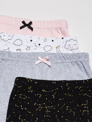 Hudson Baby Unisex Baby Cotton Pants And Leggings Dreamer, 5 Toddler