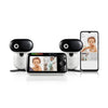 Motorola Nursery Pip1510 2-Camera Video Baby Monitor, 5' Screen, 2-Way Audio, 1000Ft Range, Split Screen Viewing, Remote Pan/Ti