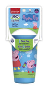 Playtex Sipsters Stage 2 360 Degree Peppa Pig Spill-Proof, Leak-Proof, Break-Proof Spoutless Cup For Girls, 10 Ounce - 2 Piece C