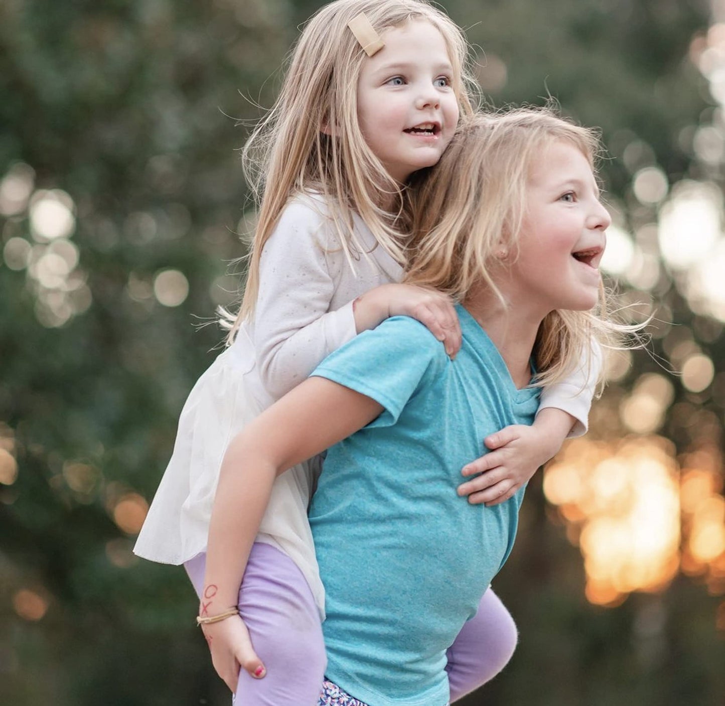 California Tot Rectangle Faux Leather Hair Snap (Cottontail Set Of 5) One Size