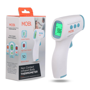 No Touch Thermometer For Baby, Kids, & Adults, Touchless Infrared Thermometer With High Fever Indicator, Non Contact Forehead Di