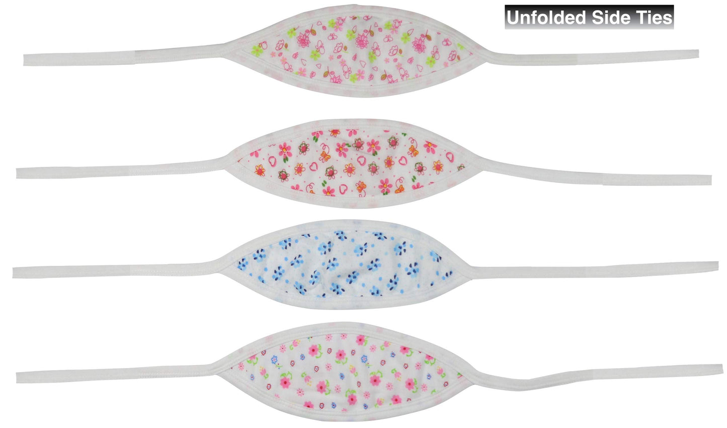 Tobeinstyle Babies' 4-Pack Comfortable Newborn Baby Belly Binder - Girl - One Size