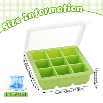 Rtteri Silicone Baby Food Freezer Storage Containers Tray With Lids Breast Milk Freezer Containers For Baby Food Fruit Purees