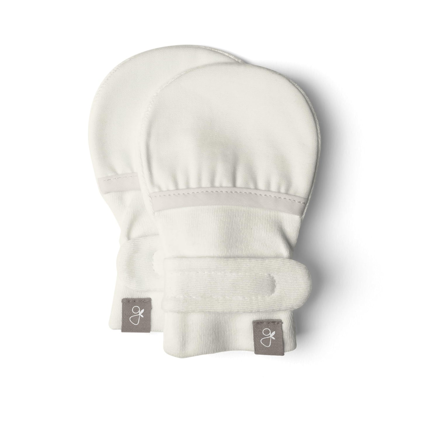 goumikids Viscose Made from Bamboo Cotton Stay-On Mitts, 3-6m Cloud Mitts