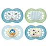 Mam Day & Night Pacifiers, Glow In The Dark Pacifier For Breastfed Babies, 16+ Months, Boy