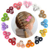 Elesa Miracle 28Pcs Baby Girl Hair Clips Kids Little Girls Boutique Grosgrain Ribbon Flower Hair Bows Clips