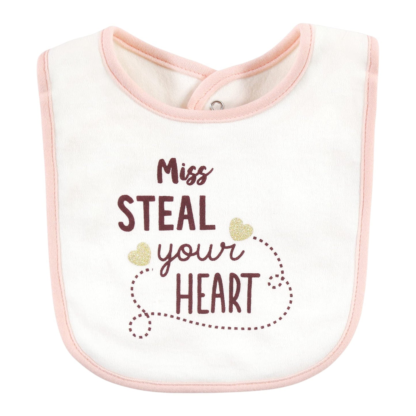 Hudson Baby Unisex Baby Cotton Bibs, Mommys Bestie, One Size