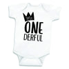 Bump And Beyond Designs Baby-Boys First Birthday Outfit, Mr. One-Derful Apparel Black, 12-18 Months, Short Sleeve