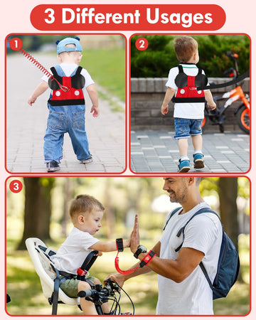 Lehoo Castle Toddler Leash For Walking, Baby Leashes For Toddlers Boys, Kid Harness With Leash, Child Safety Leash Anti Lost Wri