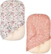 Little Jump 2 Pack Western Wild Flowers Baby Lounger Cover Soft Cotton Slipcover Fits Newborn Lounger for Baby Boys and Girls In