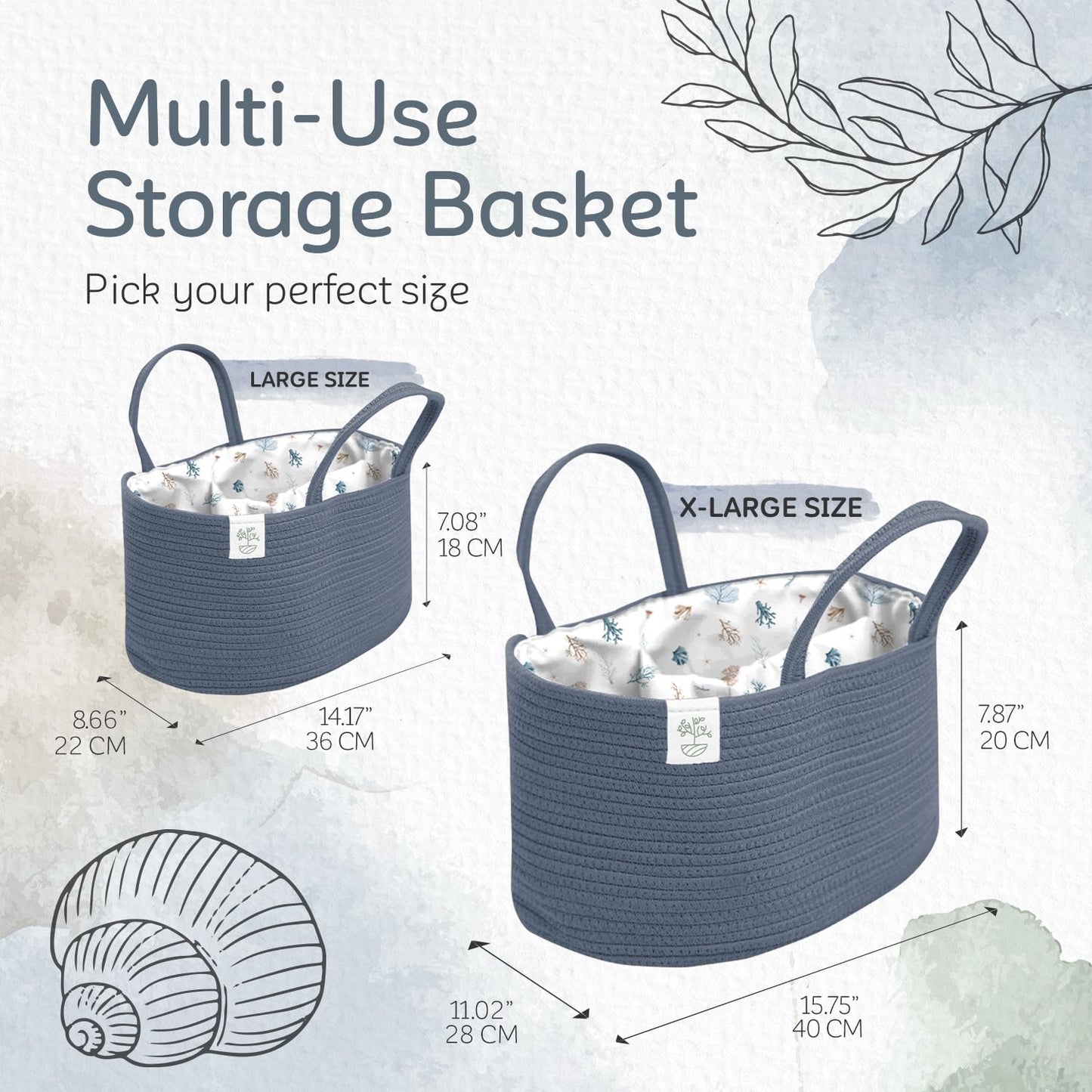 Kiddycare Diaper Caddy Organizer Basket For Nursery Storage Organizer Cart Baby Basket For Diaper Holder, Baby Basket Gift For B