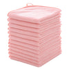 Mukin Baby Washcloths Set - 12 Pack 12X12 Inches Microfiber Coral Fleece Face Towel For Newborns, Infant, Toddlers Or Kids. Ultr