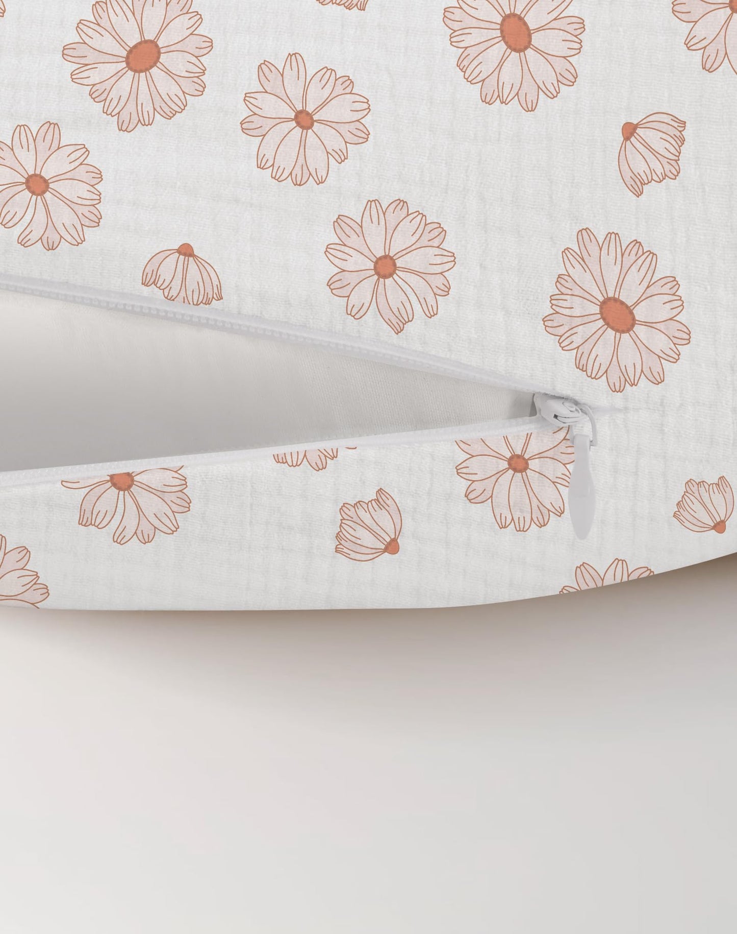 Wimist Nursing Pillow Covers 2 Pack, Muslin Nursing Cover For Breastfeeding Pillows, Comfortable For Baby Girls And Boys (Dusty