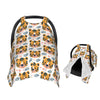 Muishi Kawaii Tiger Face Pattern Baby Car Seat Canopy Nursing Cover for Newborn Car Seat Breastfeeding Covers Blanket Newborn Sh