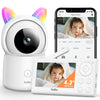 Baby Monitor, 4.3' Video Baby Monitor With 1080P Camera, Smart 2.4G Wifi Audio Monitor With Remote Ptz, Night Vision, 2-Way Tal