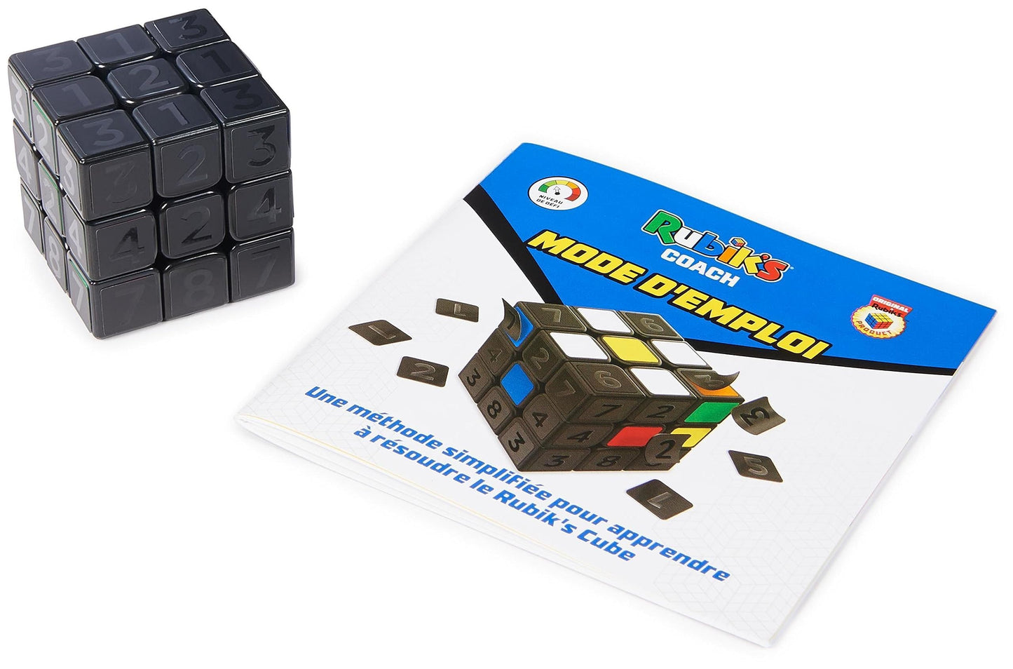 RUBIKS Cube Coach 3X3 - Puzzle Game for Adults and Children - Magic Cube - 3x3 Puzzle - Learning Puzzle - Colour Matching - Edu