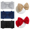 Lanmerry Hairband 5 Pack - For Girls Baby Headbands With Bows Elastics Hairbands Oversized Head Wraps Infant Toddlers Kids Navy