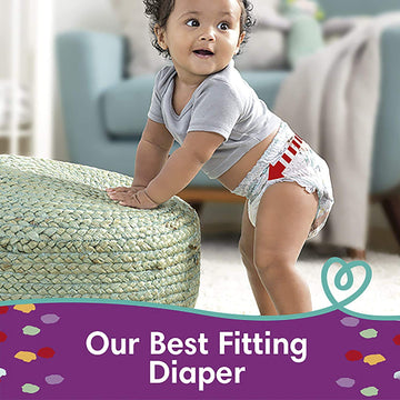 Diapers Size 5, 52 Count - Pampers Pull On Cruisers 360 Fit Disposable Baby Diapers With Stretchy Waistband, Super Pack (Packagi