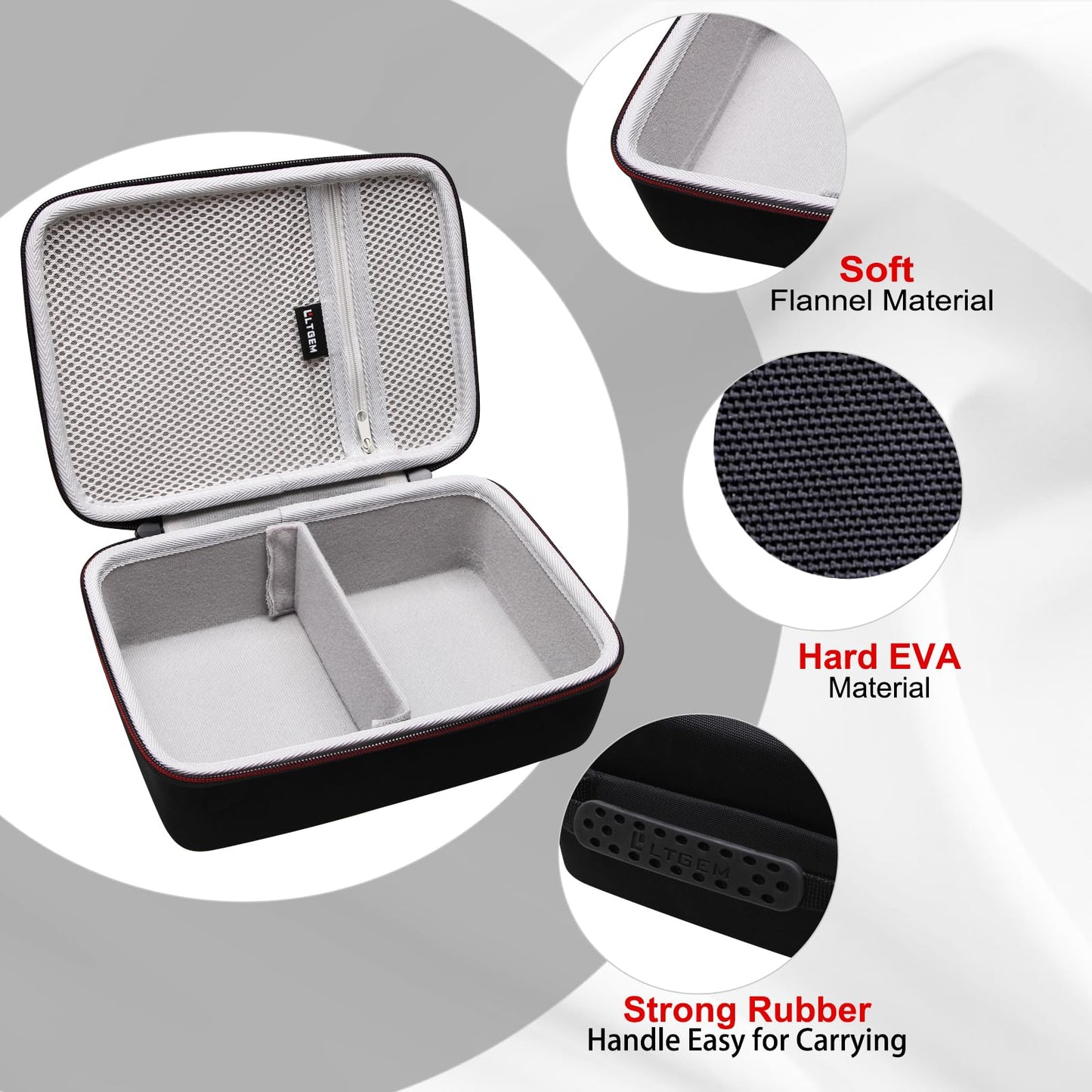 Ltgem Hard Case For 2Pcs Momcozy S12 Pro / S12Pro / S9 / M5 / All Momcozy Wearable Breast Pump Suitable For Storage - Travel Car