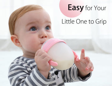 Chubbiee Baby Bottle Handles For Comotomo 5 Ounce & 8 Ounce Silicone Baby Bottles, Compatible Comotomo Bottle Holder For Baby, P