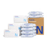 Coterie Baby Diapers + Wipes Baby Kit, Size Nb (186 Count) + 12 Wipe Packs (672 Wipes) Made With Plant Derived Fibers, Hypoaller