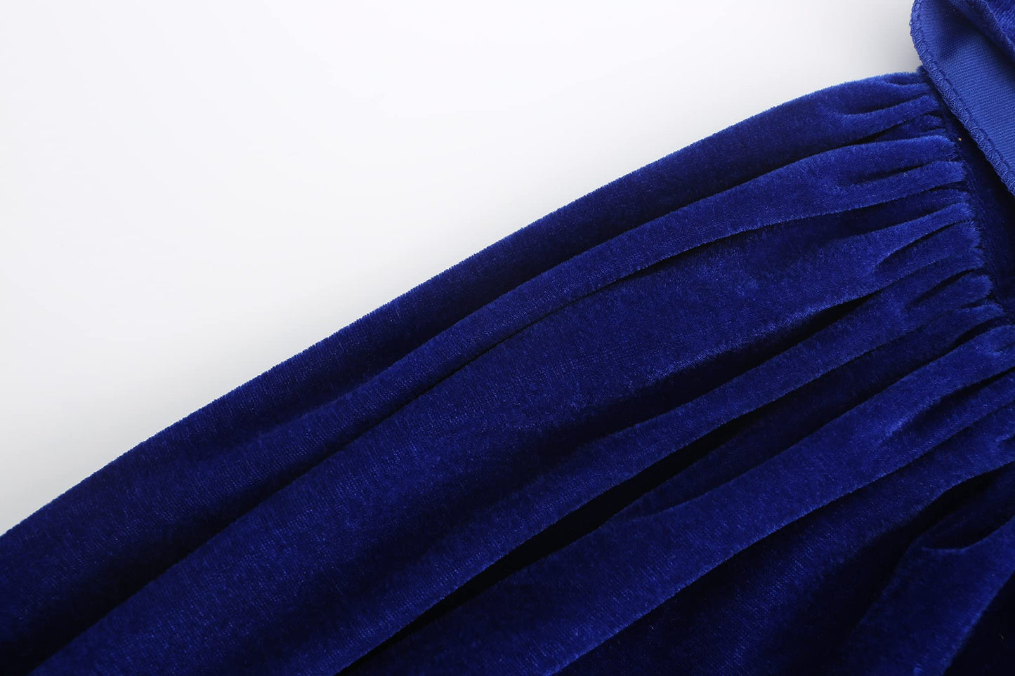 Knelor Kids Hooded Velvet Cloak Robe Halloween Cosutme Cape Fancy Cosplay Costumes 3 To 16 Years (L/Age 8-16, Blue)