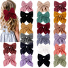 Alinmo 20Pcs 5' Fable Girls Hair Bows Satin Ribbon Hair Bows Clips Large Bows Alligator Clips Hair Barrettes Hair Accessories F