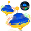 2Pack Light-Up Spinning Top For Kids - Flashing Ufo Rotating Educational Toys,Sensory Toys For Toddlers 3-4. Birthday Party Favo