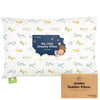 Keababies Toddler Pillow With Pillowcase, Jumbo 14X20 - Soft Organic Cotton Toddler Pillows For Sleeping - Machine Washable - Pe