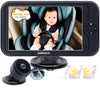 Leekooluu Baby Car Camera Usb: Protect Eyes Gift For Infant 2 Mins Easy Install Rear Facing Car Seat Baby Monitor With Camera Hd