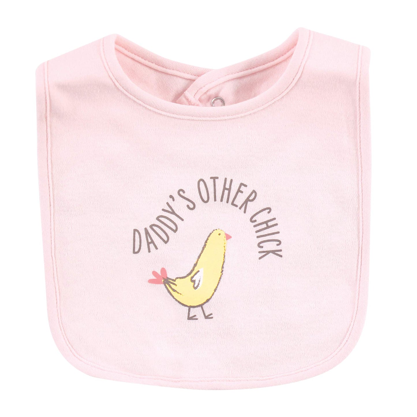 Hudson Baby Unisex Baby Cotton Bibs, Hogs And Kisses, One Size