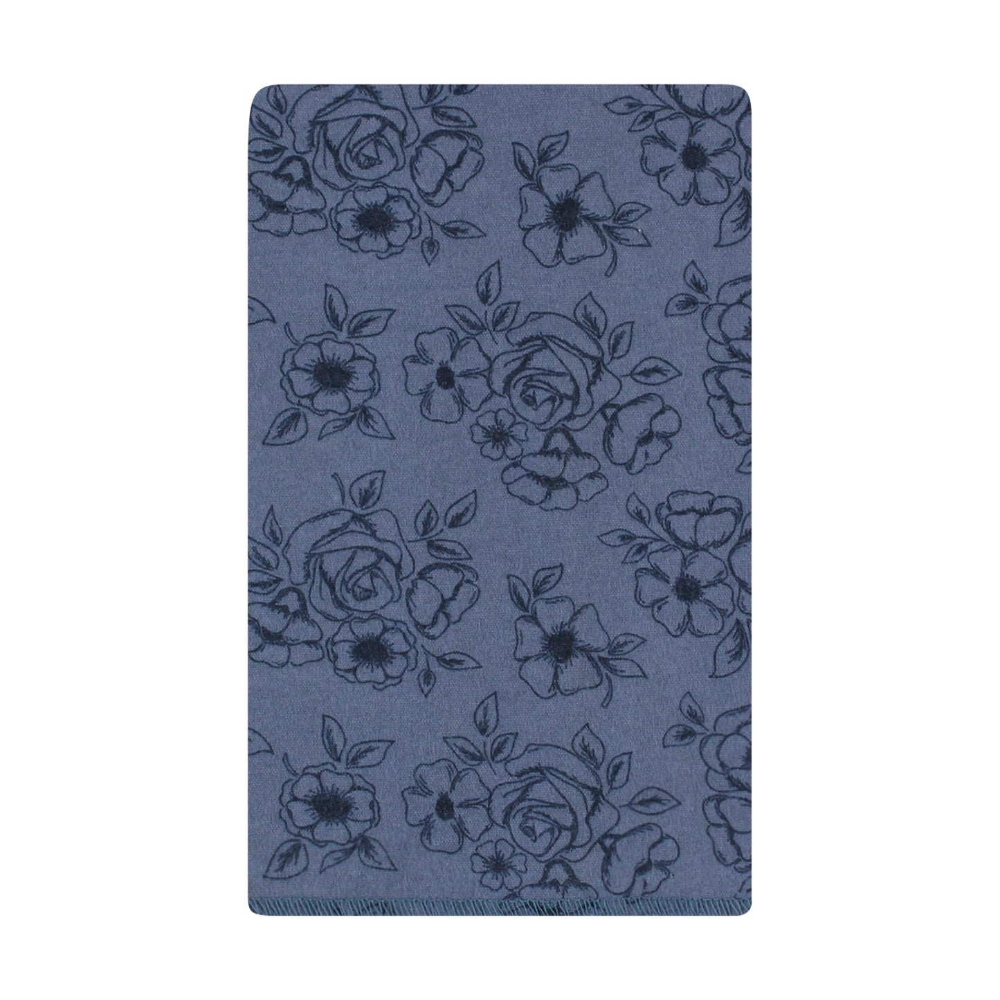 Hudson Baby Unisex Baby Cotton Flannel Burp Cloths, Dusty Rose Floral 10-Pack, One Size