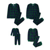 The Children'S Place Baby Kids 2 Piece Family Matching, Plaid Thermal Pajamas Sets, Green Tartan