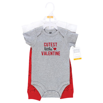 Hudson Baby Unisex Cotton Bodysuit And Pant Set, Cutest Valentine, 6-9 Months