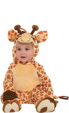 Amscan Junior Giraffe Halloween Costume For Babies, 6-12 Months, With Spotted Jumpsuit, Hood And Hoove Booties