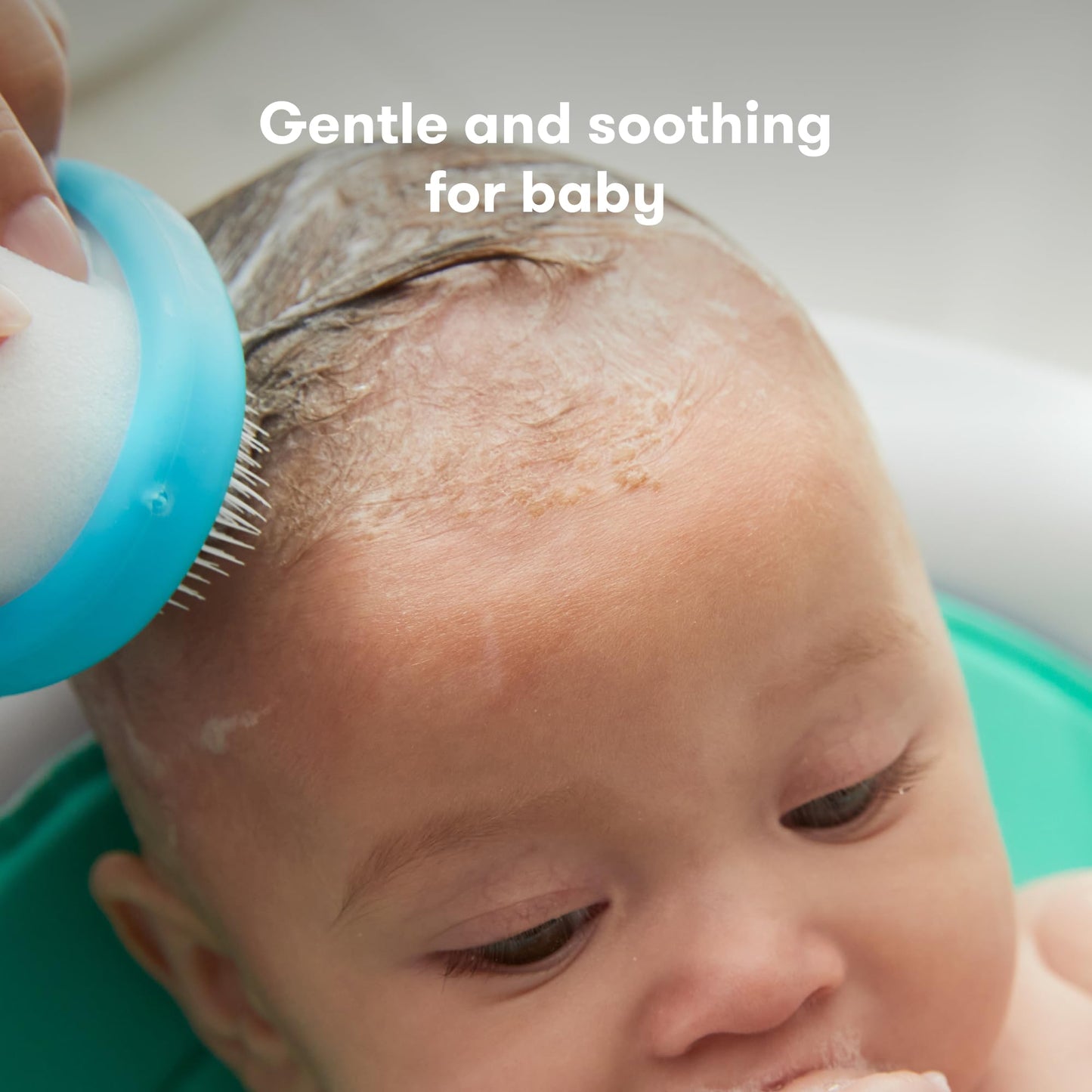 Frida Baby The 3-Step Cradle Cap System, Dermafrida The Flakefixer, Sponge, Brush, Comb And Storage Stand For Babies With Cradle