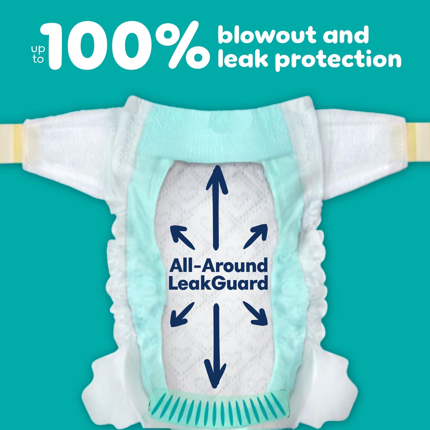 Pampers Baby Diapers - Swaddlers - Size 8, 60 Count, Ultra Absorbent Disposable Infant Diaper