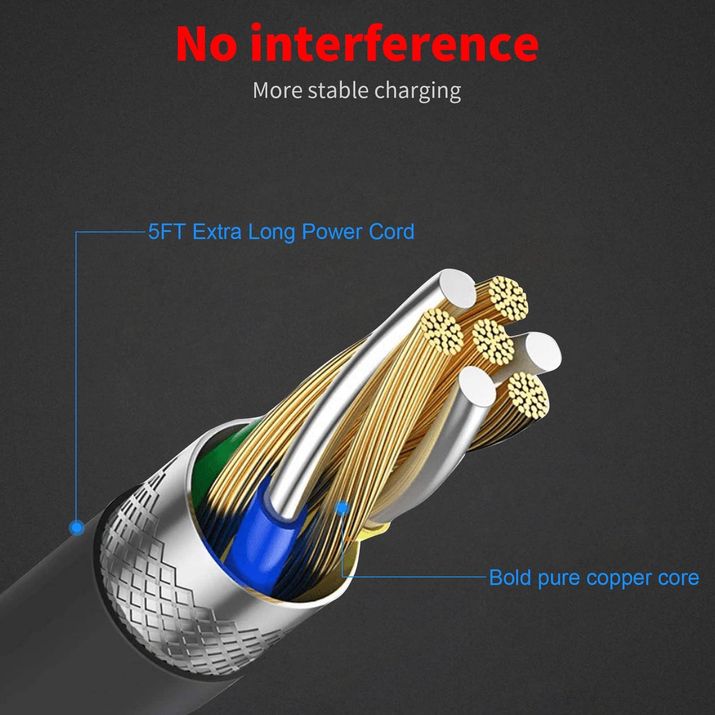 Merom 5V Graco Swing Plug Power Cord, Graco Swing Charger For Simple Sway, Glider Lx, Glider Elite, Glider Premier, Glider Lite,