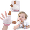 Elfzone Thumb Sucking Stop For Kids - 1-2 Years Old - Silicone Finger Guard For Thumb Sucking With Breathable Mesh Adjustable Th