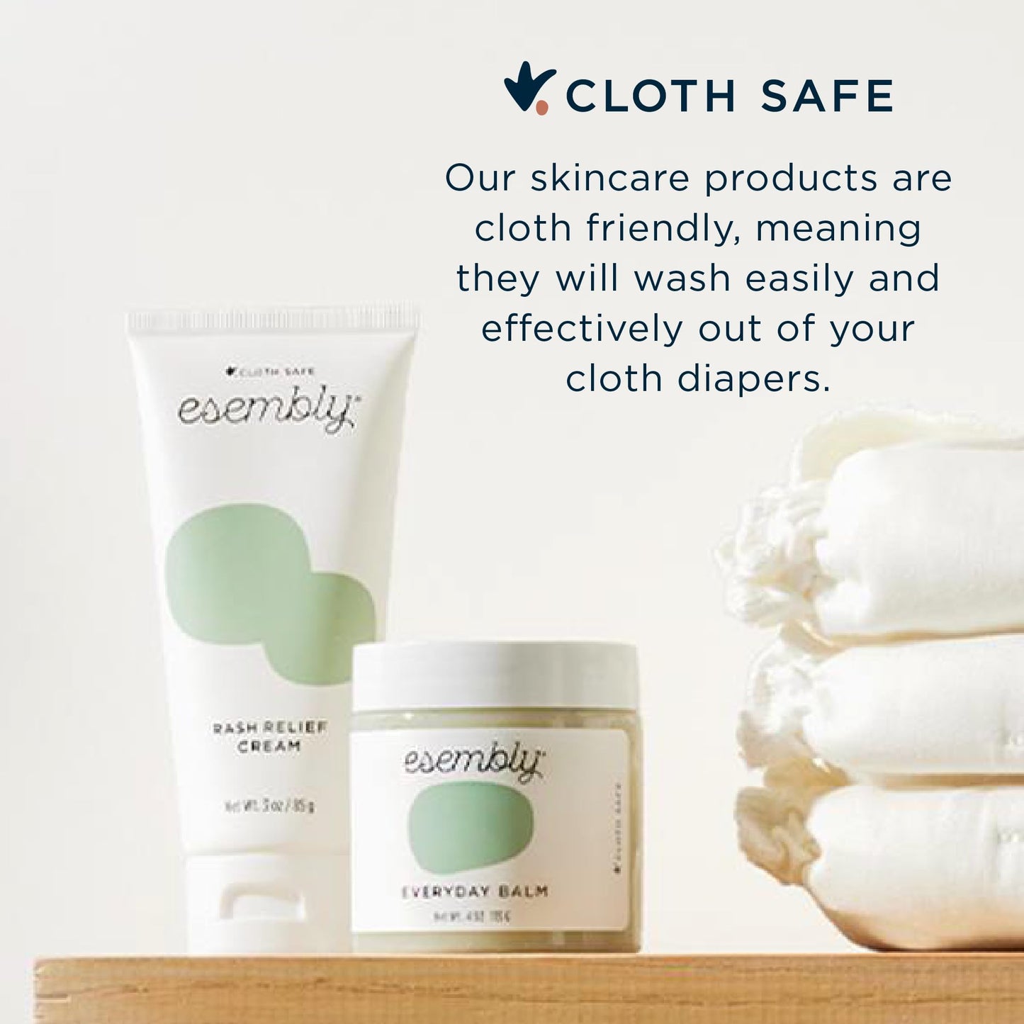 Esembly Everyday Balm, Organic Diaper Balm For Delicate Baby Skin, Diaper Rash Prevention, Multiple Uses Including Nipple Cream,