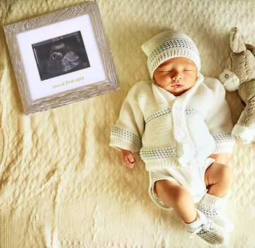 Iheipye Baby Love At First Sight Sonogram Keepsake Frame - Ultrasound Picture Frame - Pregnancy Announcement Frame For Expecting